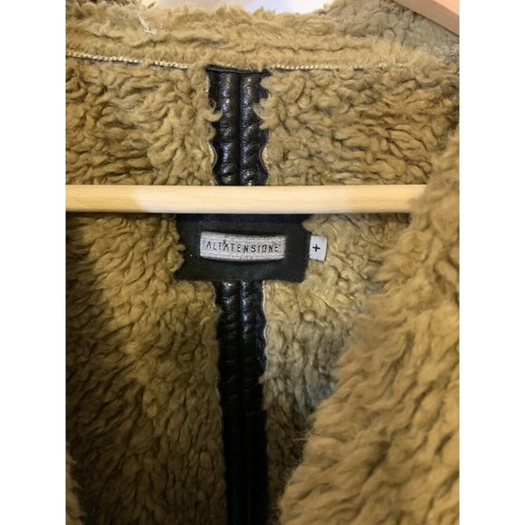 Altatensione Men’s Sz XL Winter Coat Button Jacket Pockets‎ Black - Picture 5 of 10